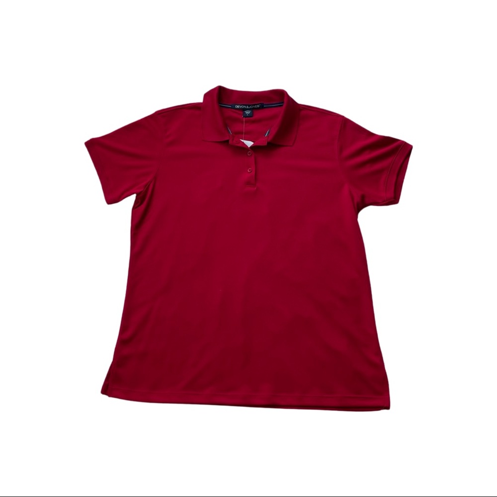 Red Golf Polo